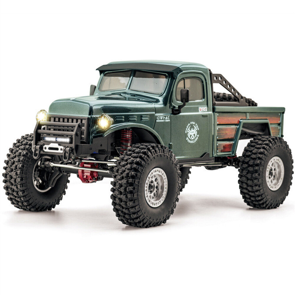 RGT EX86170 Challenger 1/10 2.4G FWD/4WD RC Car Crawler Two Speed Climbing Off-Road Truck Vehicles Models - Green